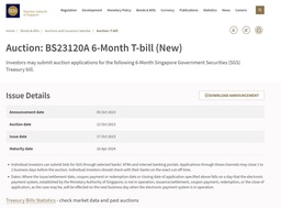 6-month T-Bills Auction on 12 Oct – Will interest rates stay at 4.07%? What is the estimated yield? Still worth buying vs Singapore Savings Bonds or Fixed Deposit? featured image