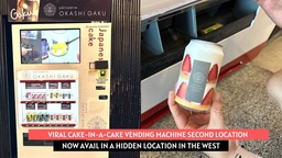 Viral cake-in-a-can vending machine second location now avail in a hidden location in the west! featured image