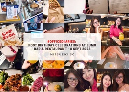 #OfficeDiaries: Post Birthday Celebrations at LUMO Bar & Restaurant – 8 Sept 2023 featured image