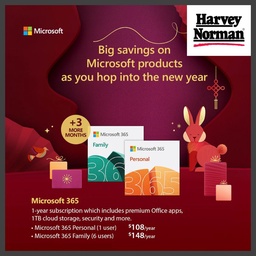 24 Jan 2023 Onward: Harvey Norman Microsoft Products Deal featured image