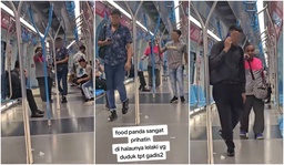 [Watch] Abang Food Panda “Enforces” Women-Only Coach Rule in MRT, Earns Praise featured image