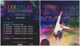 Tiket Konsert Coldplay Di Singapura Akan Dijual Lagi Esok, 3 Oktober Oleh Live Nation featured image