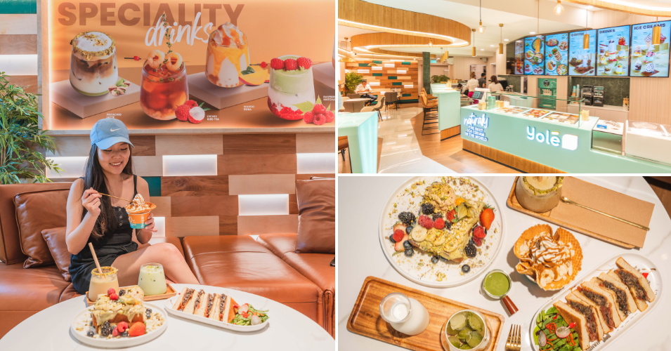 You can now visit the world’s first Yolé Cafe in Singapore for brunch, pistachio lattes & unique yogurt desserts featured image