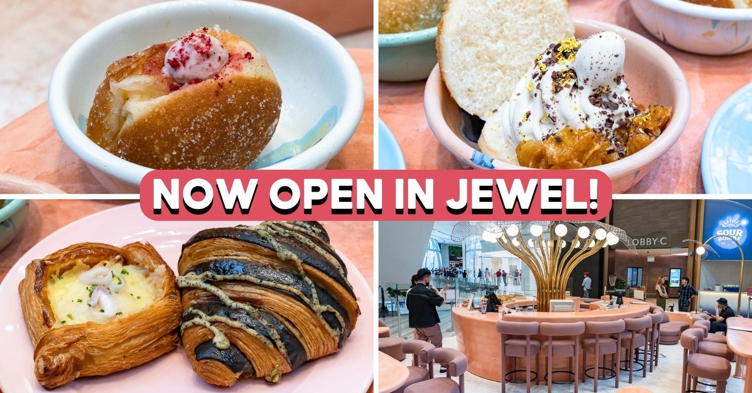 Sourbombe Bakery Opens In Jewel Changi With Creme Brulee Doughnuts, Lavender Soft Serve And More featured image