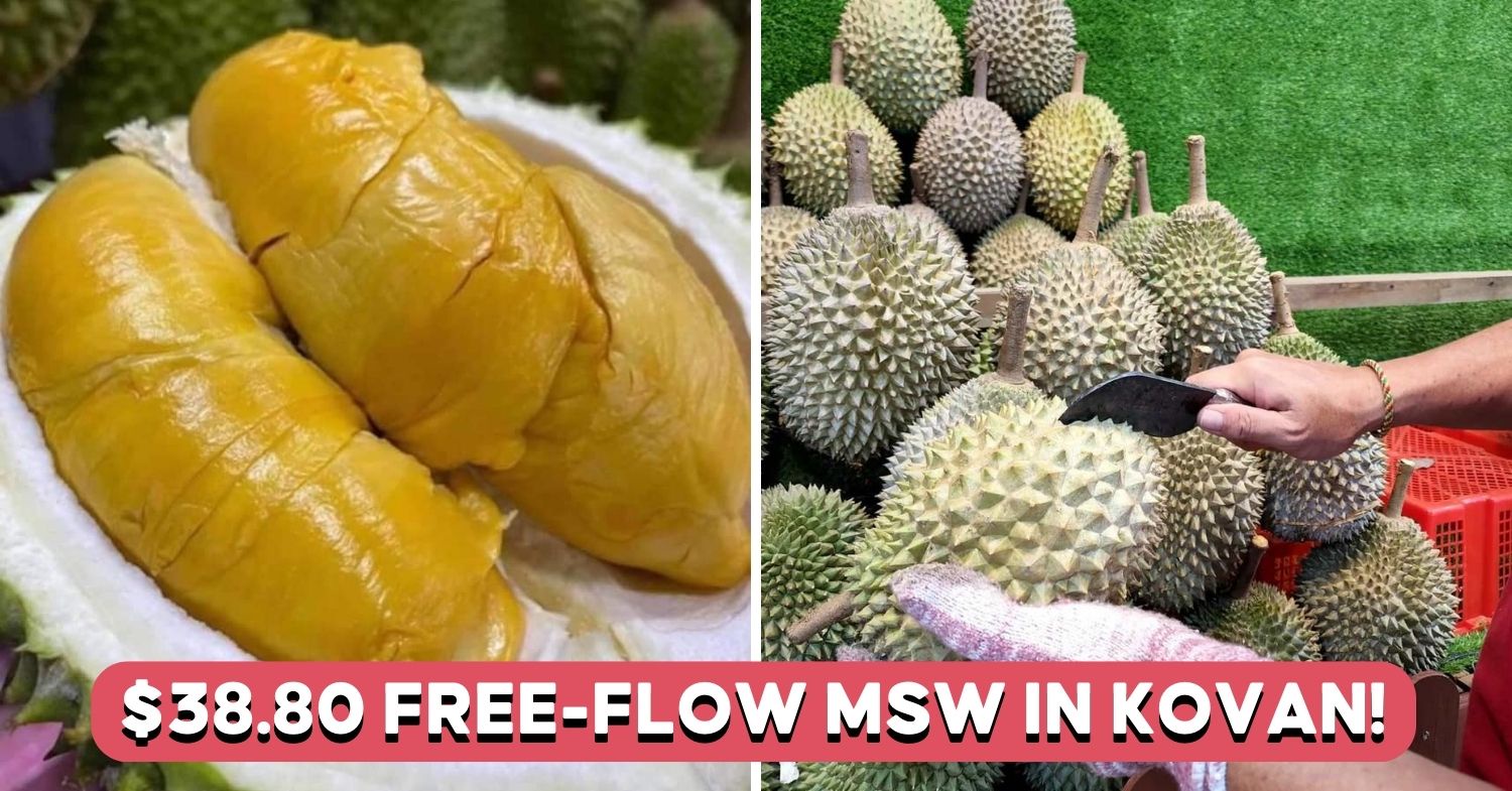 Get MSW Buffet For $38.80 At This 24/7 Kovan Durian Stall featured image