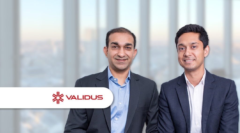 Validus Secures Funding for Its Series C-1 Fundraise featured image