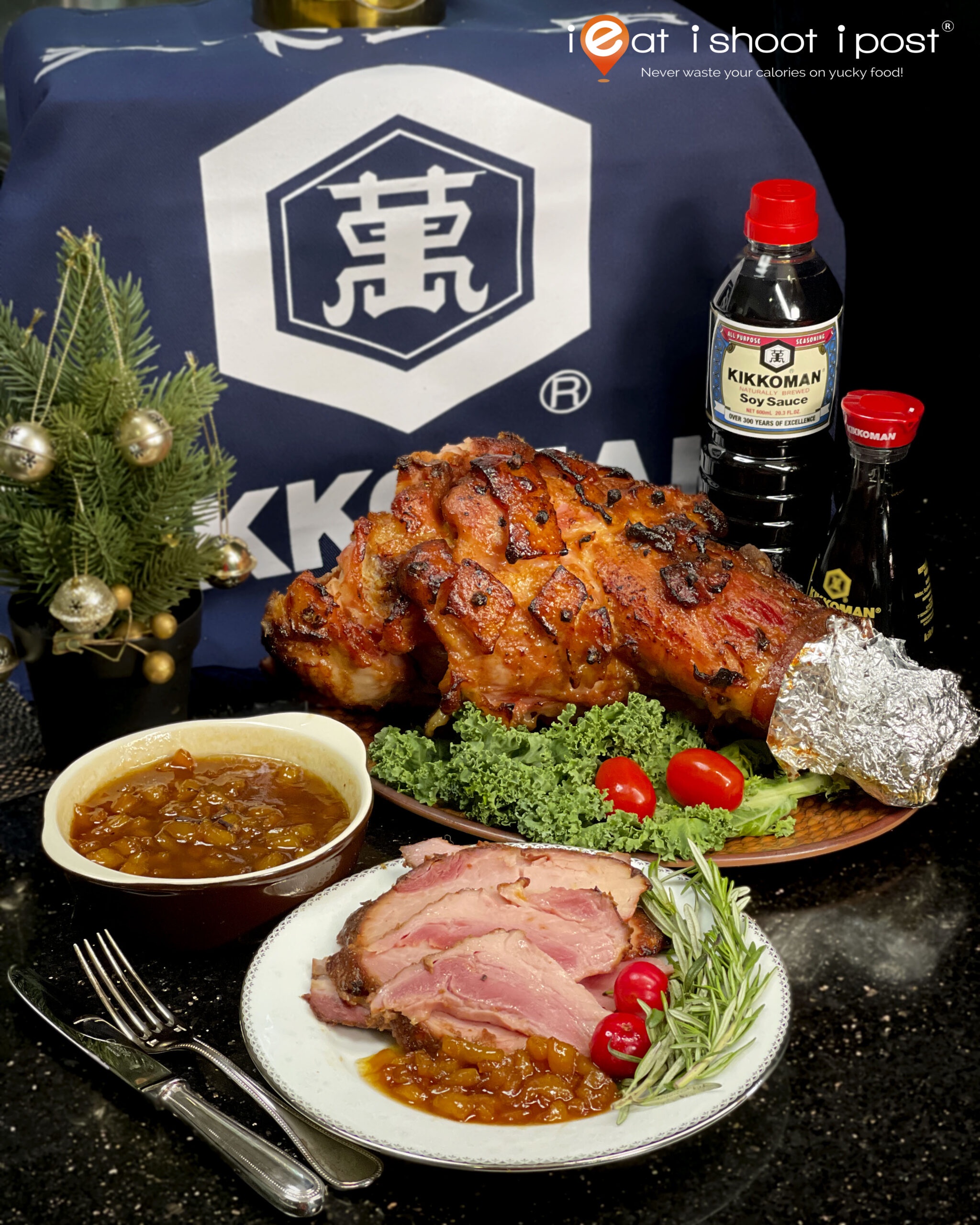 Kikkoman Soy Pineapple Glazed Ham Recipe for Christmas! featured image