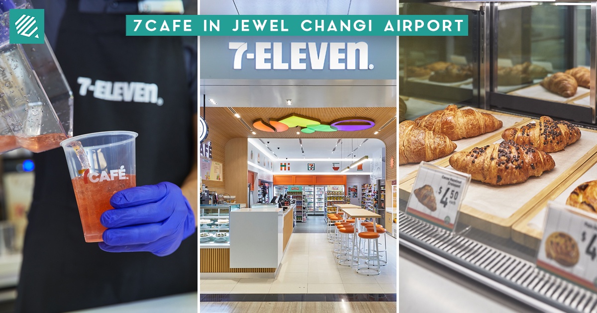 7-ELEVEN Opens 7Café Concept In Jewel Changi Airport, With Exclusive Items Like Pandan Lemonade Cooler featured image