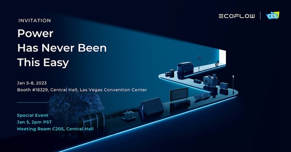 Power Has Never Been This Easy: EcoFlow to Showcase Four New Innovations at CES 2023 featured image