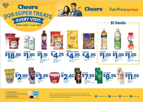 <strong>Cheers Promotion: Häagen-Dazs Ice Cream at 2 for $18.90, LAY’s/Ruffles/Doritos for $4.95 per pack, selected beverages for $1, and many more </strong> featured image