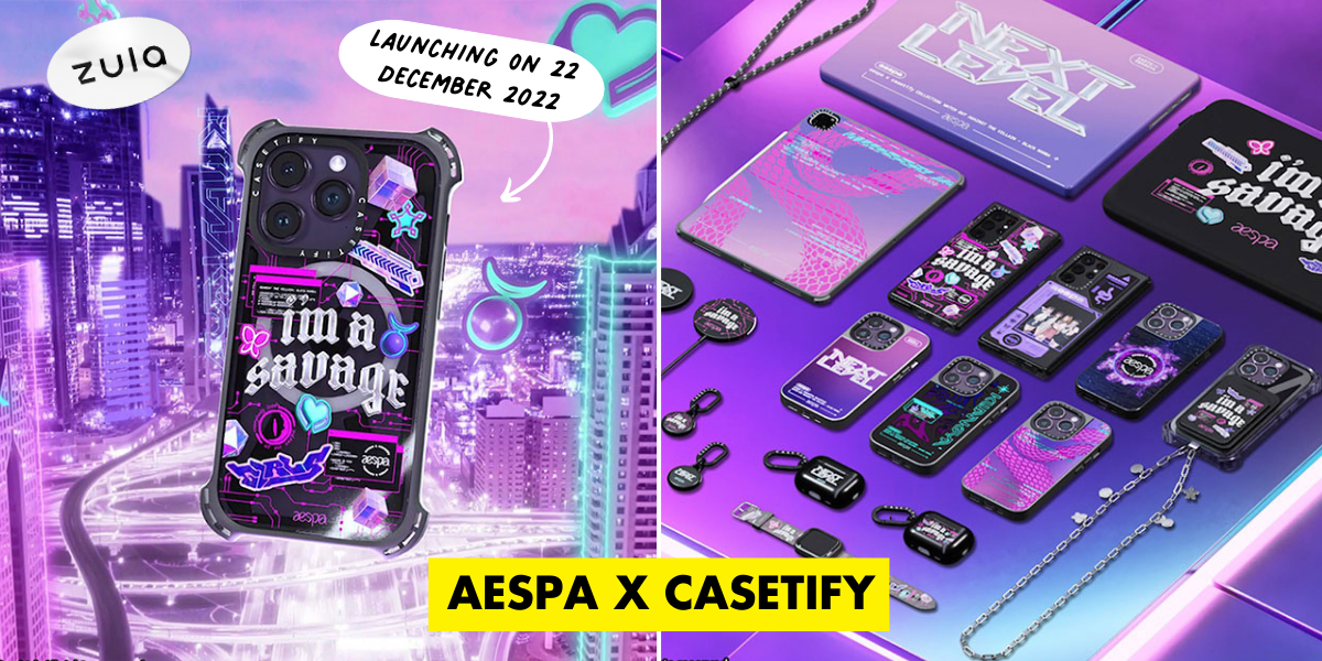Aespa x Casetify Takes Phone Cases To The Next Level With A Cyberpunk Theme Inspired By Their Top Hits featured image