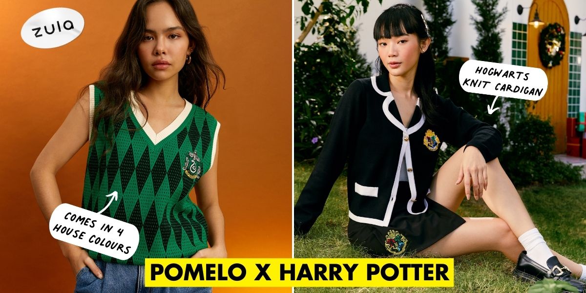 Pomelo x Harry Potter Has Preppy House Vests & Hogwarts-Inspired Shirts For A Scholastic Look featured image